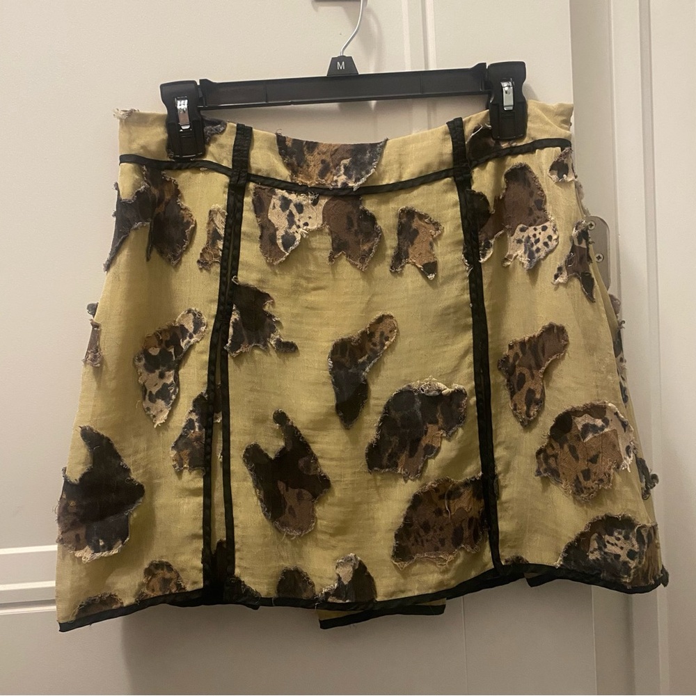 Holt Renfrew Leopard Print Women's Skirt Size 6